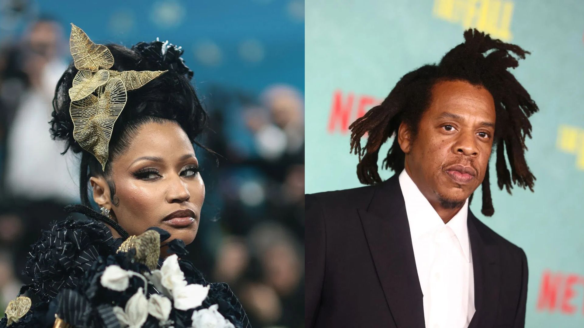 Nicki Minaj, Jay-Z (Images via Getty)