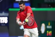 Djokovic at the 2025 Shanghai Rolex Masters (Image Source: Getty)