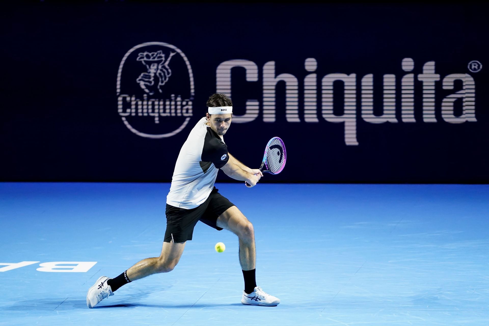 Taylor Fritz at the Swiss Indoors 2025. (Photo: Getty)