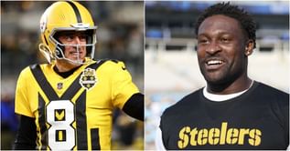 WATCH: Aaron Rodgers caught seemingly yelling "c**k s**ker" at DK Metcalf as Steelers struggle early vs. Packers