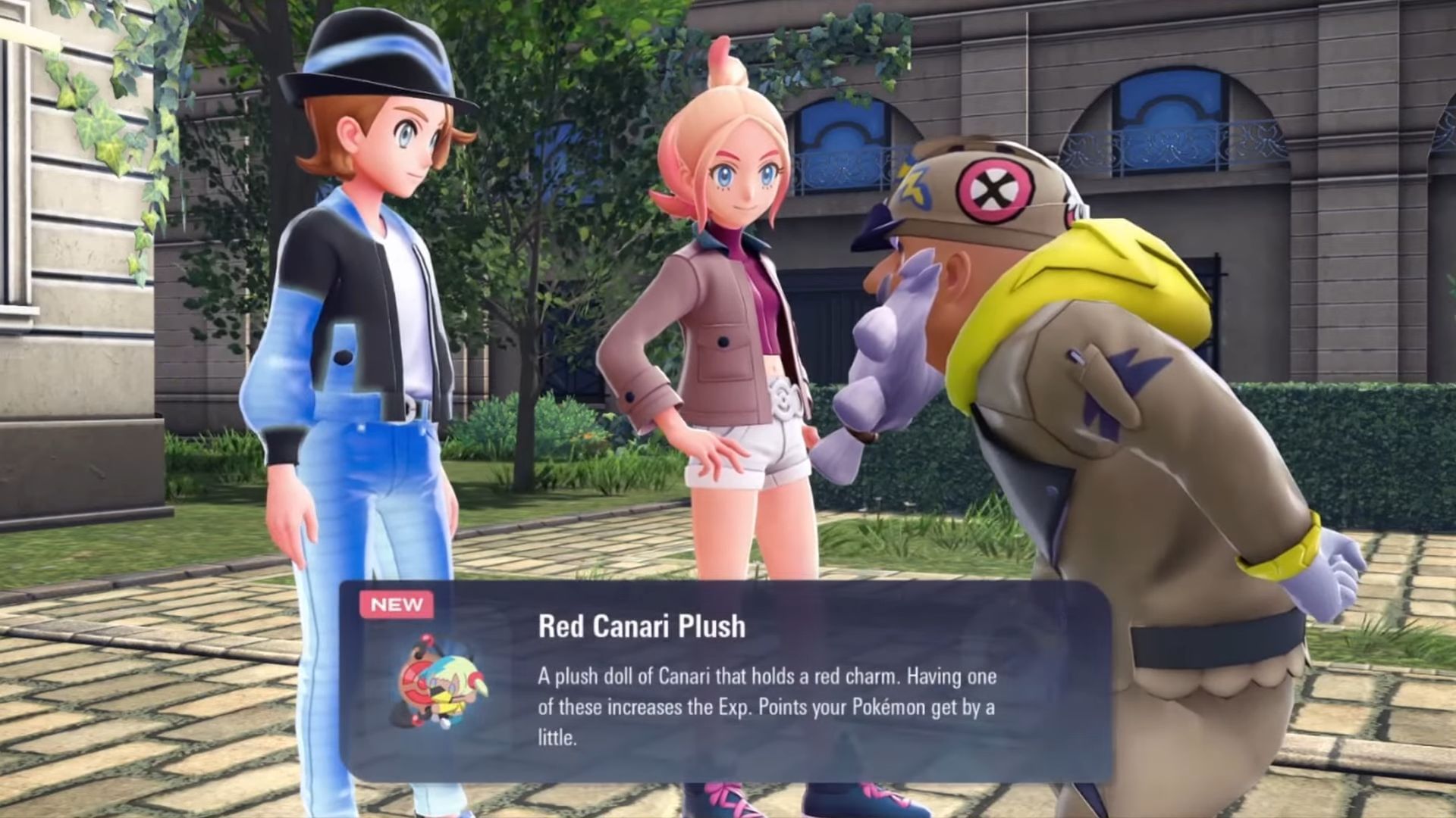 The Red Canari Plush doll in Pokemon Legends Z-A (Image via The Pokemon Company)
