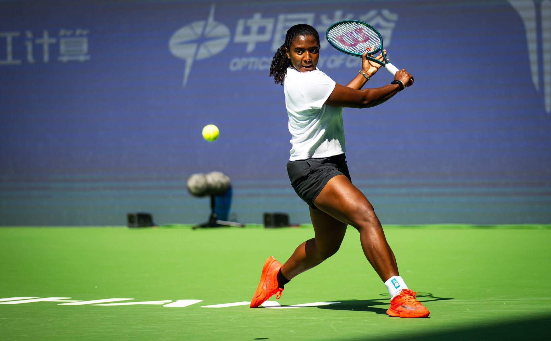 Hailey Baptiste at the 2025 Wuhan Open - Day 5 - Source: Getty
