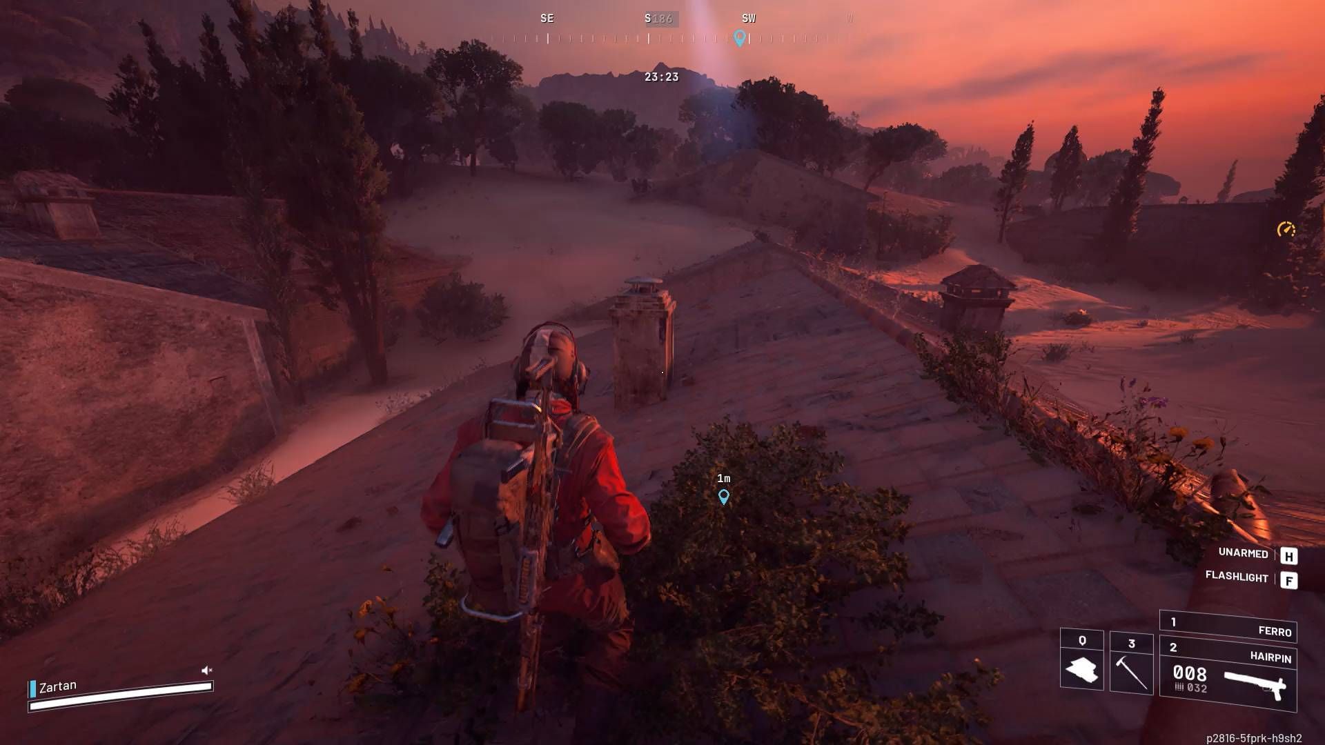 Reach the roof of the building near Plaza Rosa to spot the fruits (Image via Embark Studios || Sportskeeda Gaming)