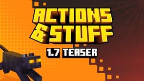Minecraft Actions & Stuff teases 1.7 Halloween update