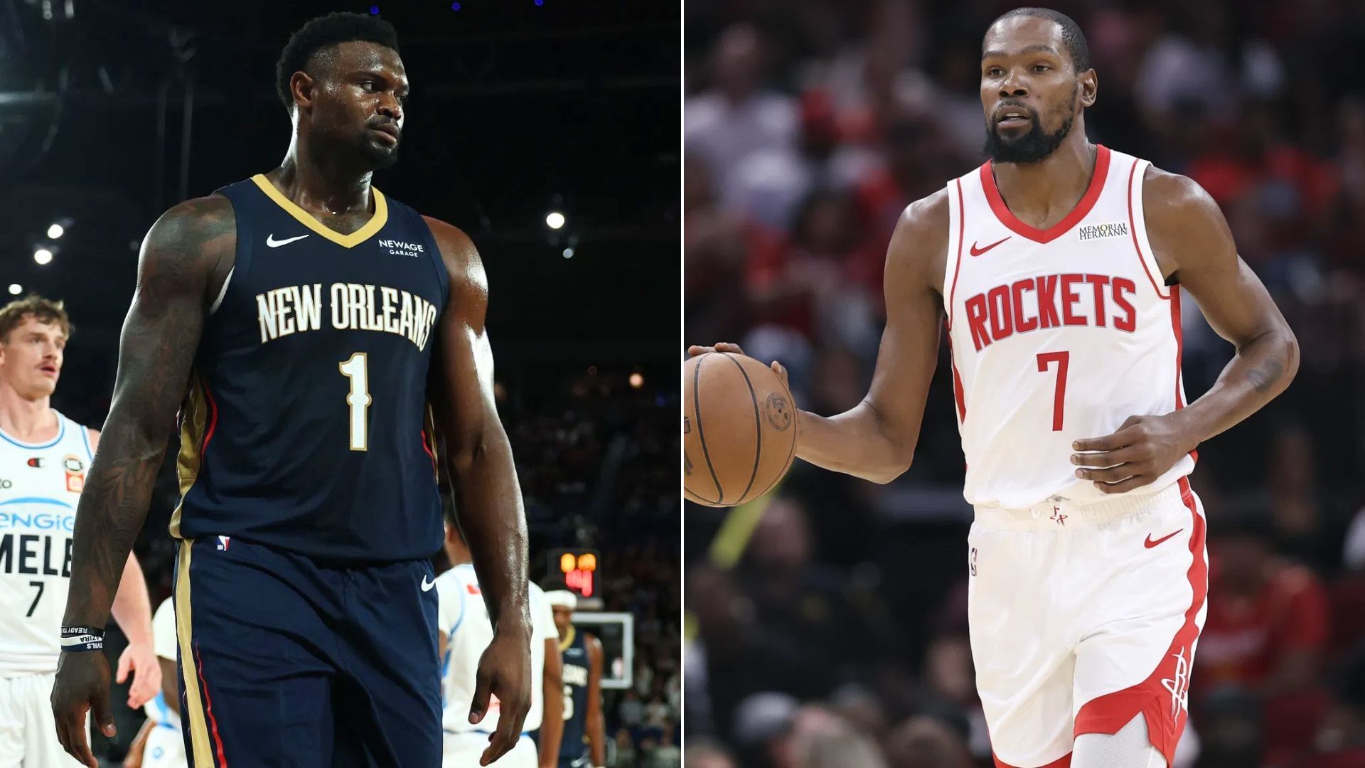 Houston Rockets vs New Orleans Pelicans Preseason Game Predicted Starting Lineups and Depth Charts