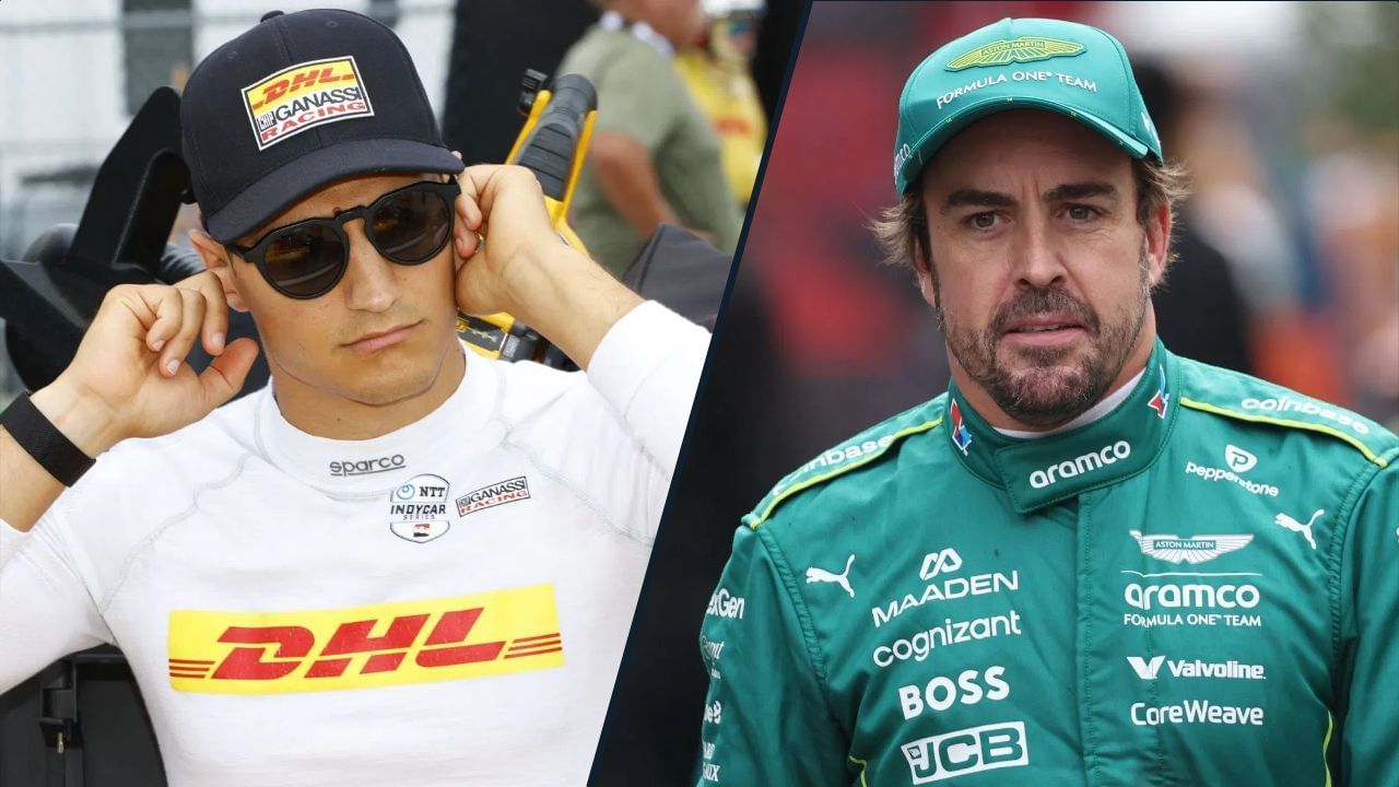 Alex Palou drags Fernando Alonso