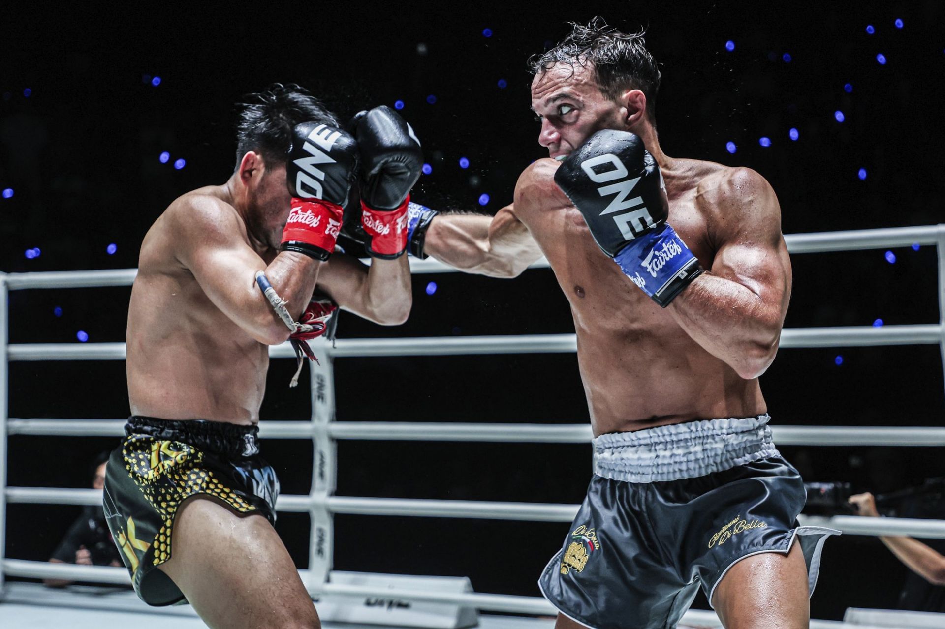 Jonathan Di Bella (right) left it all in the ring at ONE Fight Night 36. Image: ONE Championship