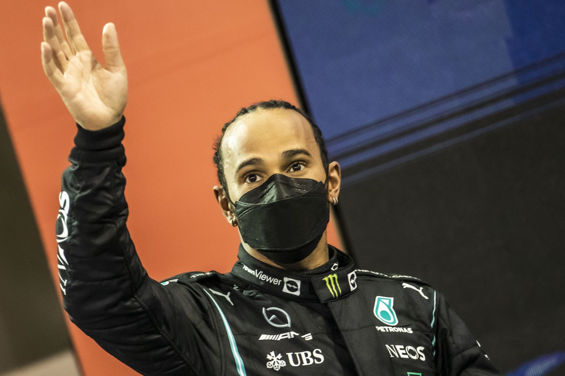 Lewis Hamilton after the 2021 Abu Dhabi Grand Prix - Source: Getty