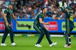Josh Hazlewood removes Suryakumar Yadav & Tilak Varma in 3 balls during AUS vs IND 2025 2nd T20I [Watch]