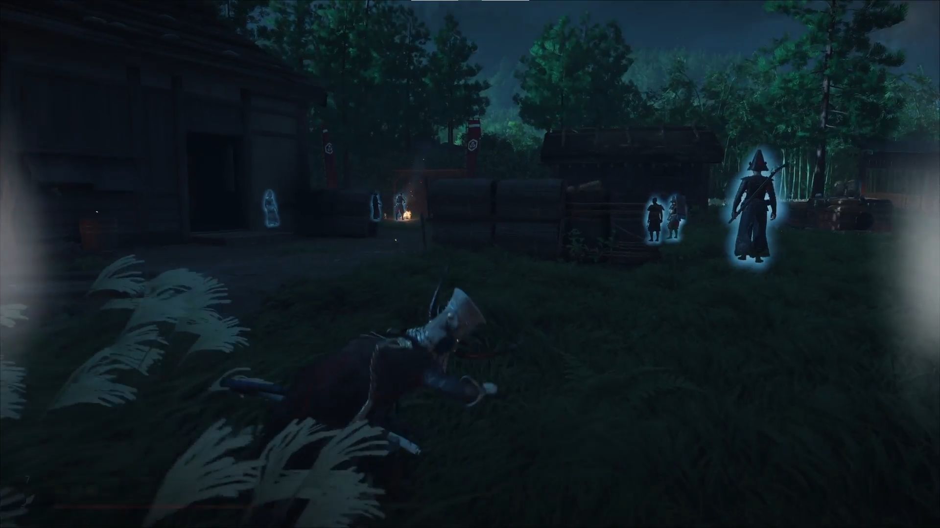 Head inside and stealth kill the enemies (Image via Sportskeeda Gaming || Sucker Punch)
