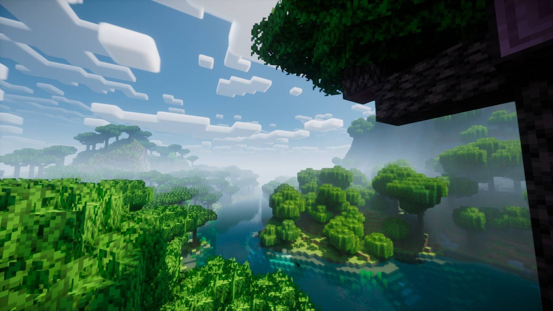 Make leaves more realistic with Motschen&#039;s Better Leaves mod (Image via Modrinth)