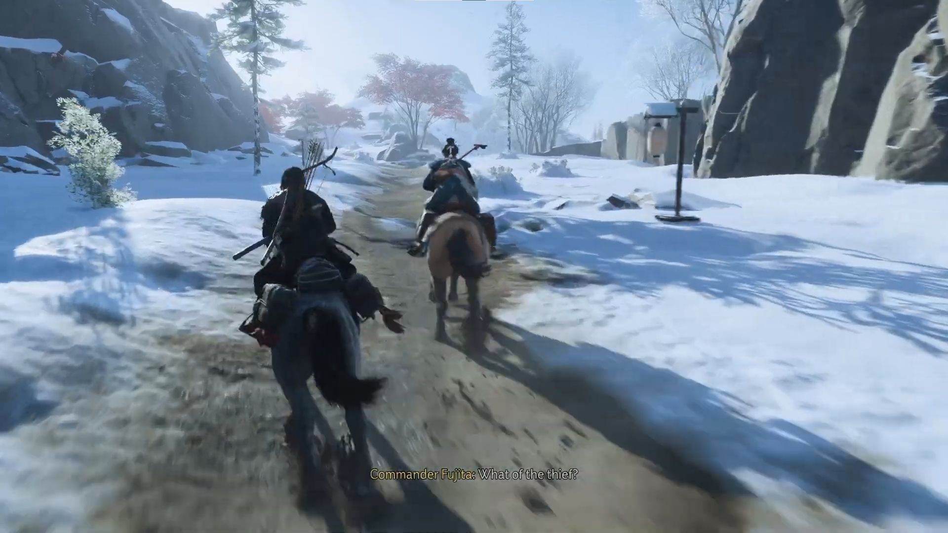 Ride along with Oyuki (Image via Sportskeeda Gaming || Sucker Punch)