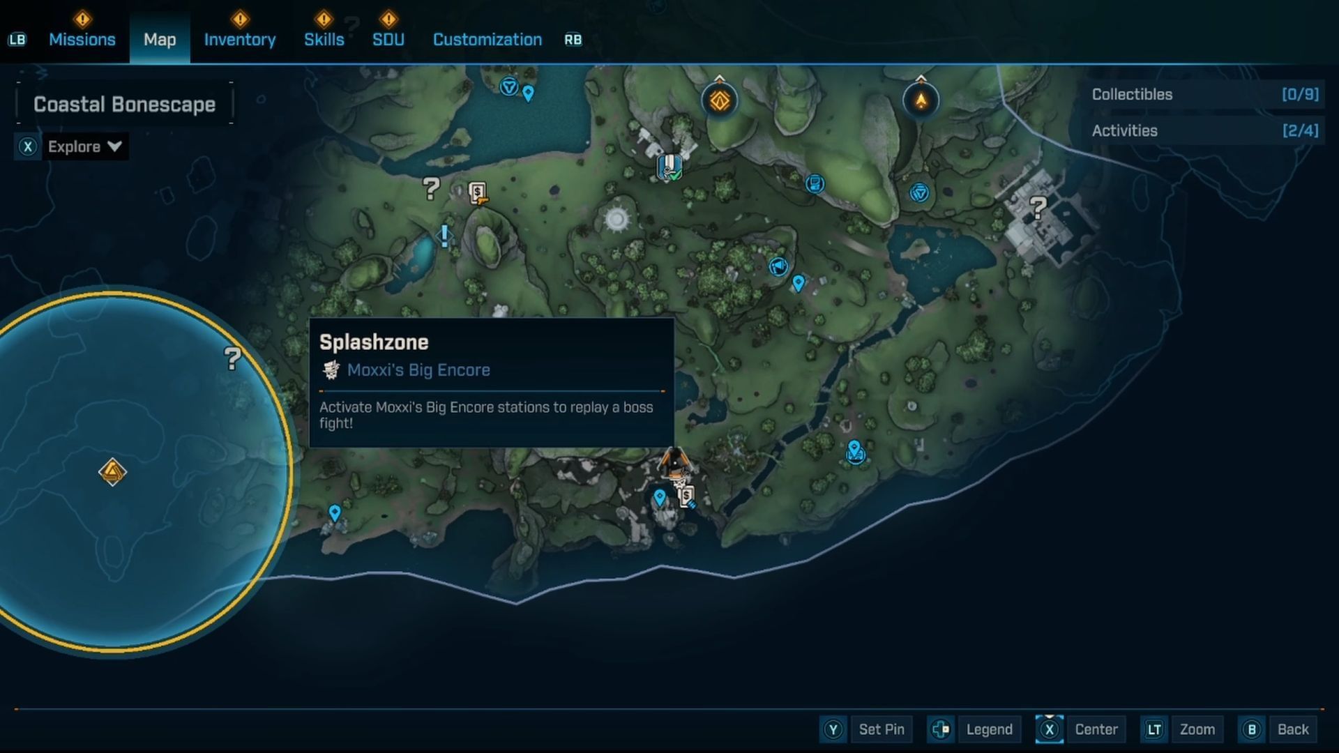 Location of the Riptide Grotto POI in Borderlands 4 (Image via Youtube/@Cashew1405)