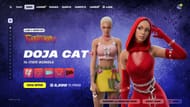 The Doja Cat skin in Fortnite is now in the Item Shop (Image via Sportskeeda Gaming || Epic Games)