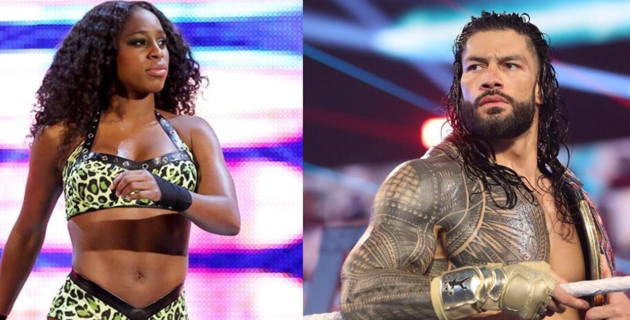 Naomi (left), Roman Reigns (right). [Image credits: wwe.com]