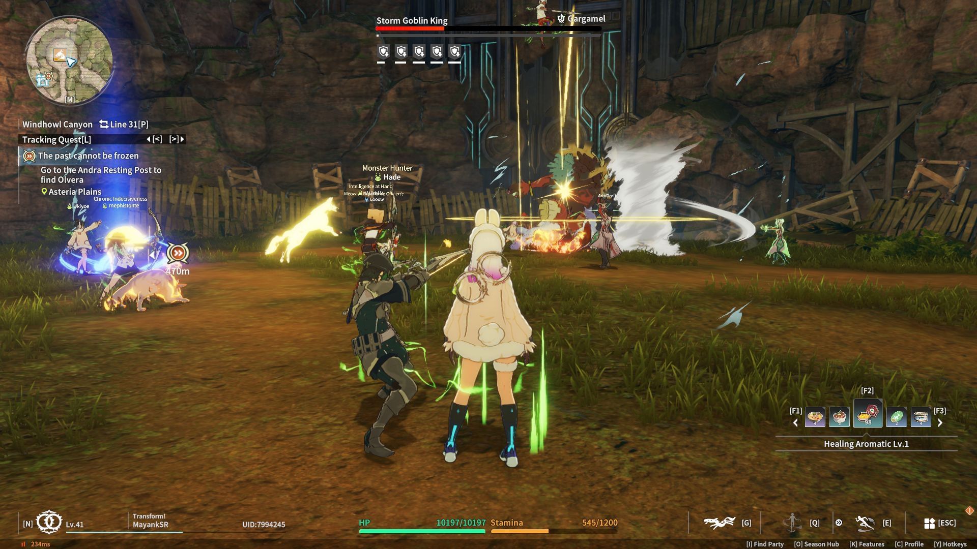 Farming open-world bosses is also a good farming method (Image via A Plus)