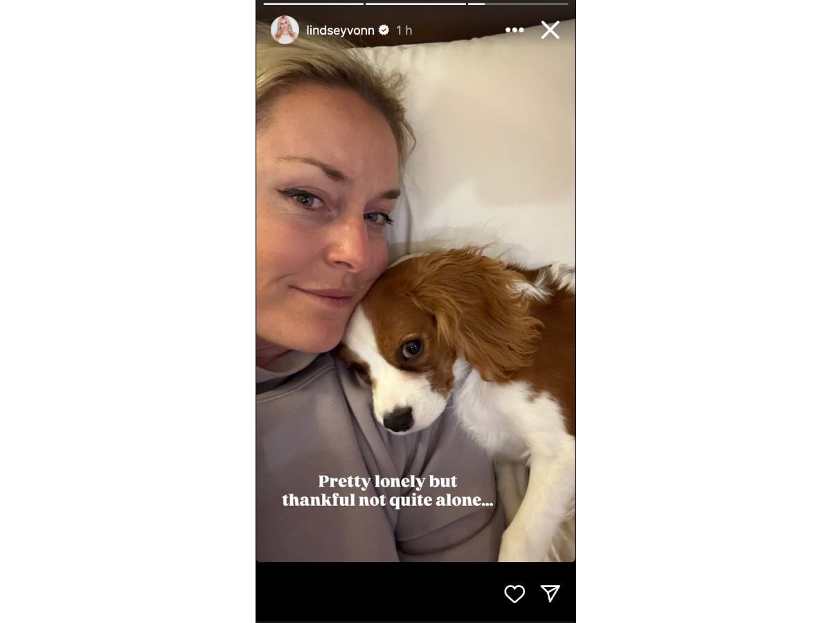 Vonn&#039;s Instagram story