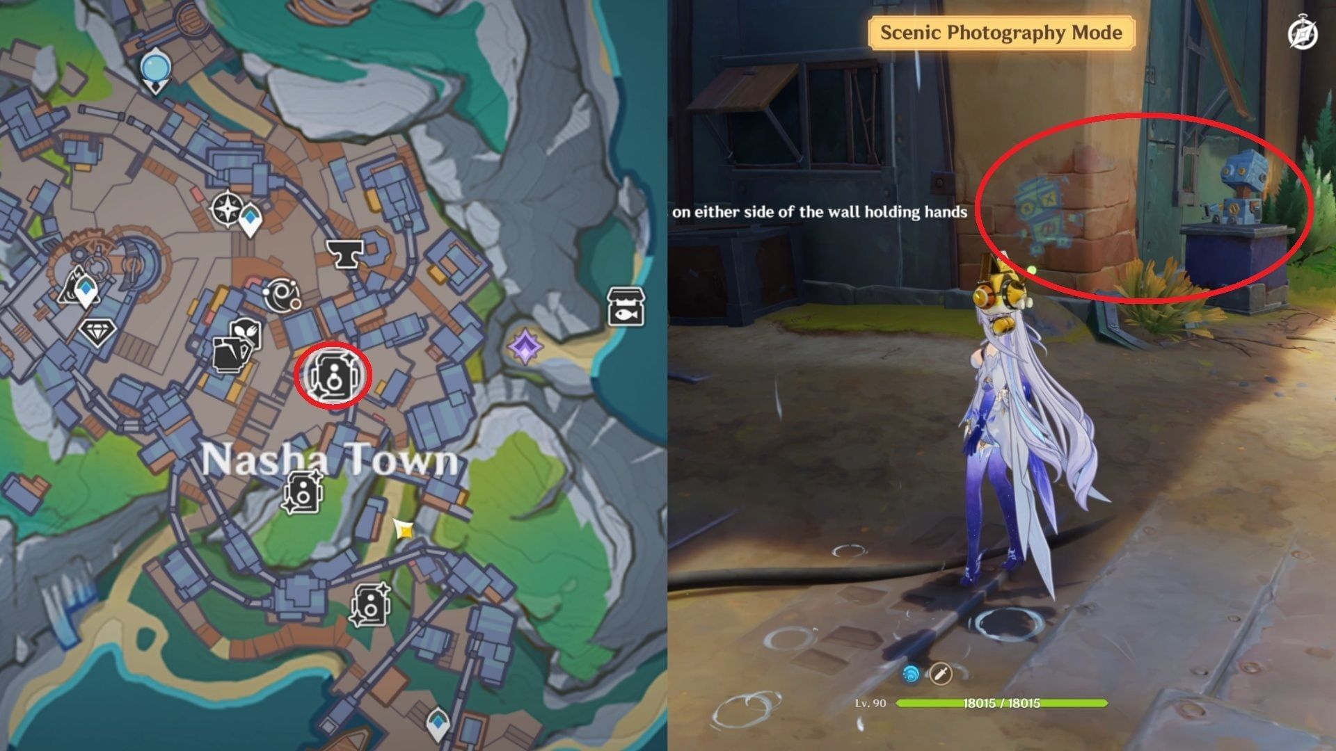 A Promise at Hand photo location (Image via HoYoverse)