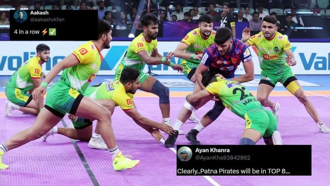 "Only team to defeat both Delhi and Pune twice" - Fans react as Patna Pirates register stunning 35-point win over Dabang Delhi in Pro Kabaddi 2025