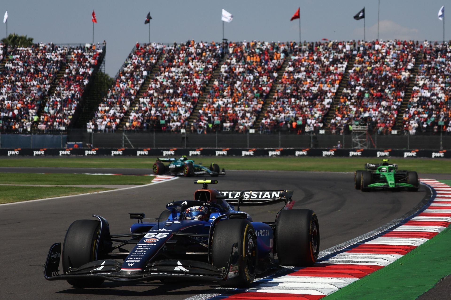 Carlos Sainz of Williams at the F1 Grand Prix Of Mexico City 2025 - Source: Getty