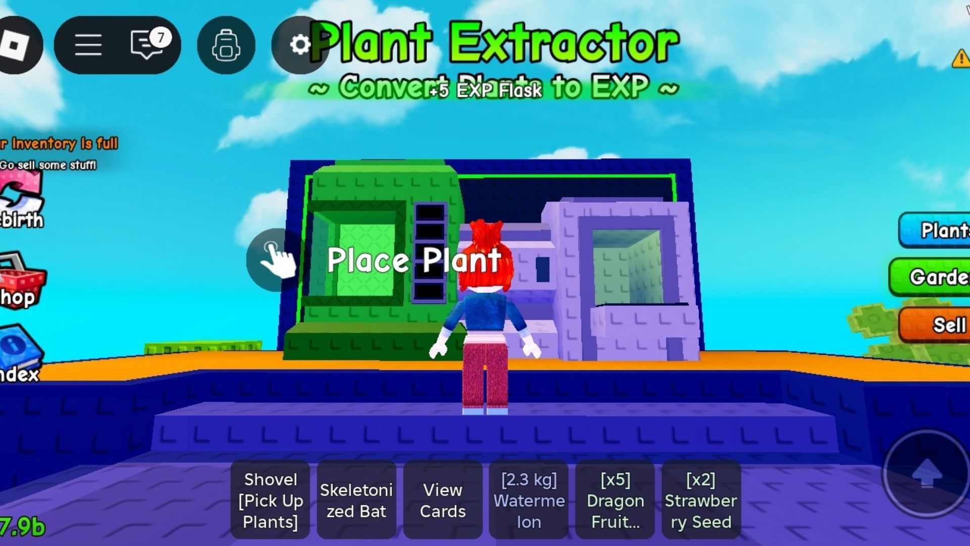 Plant Extractor (Image via Roblox)