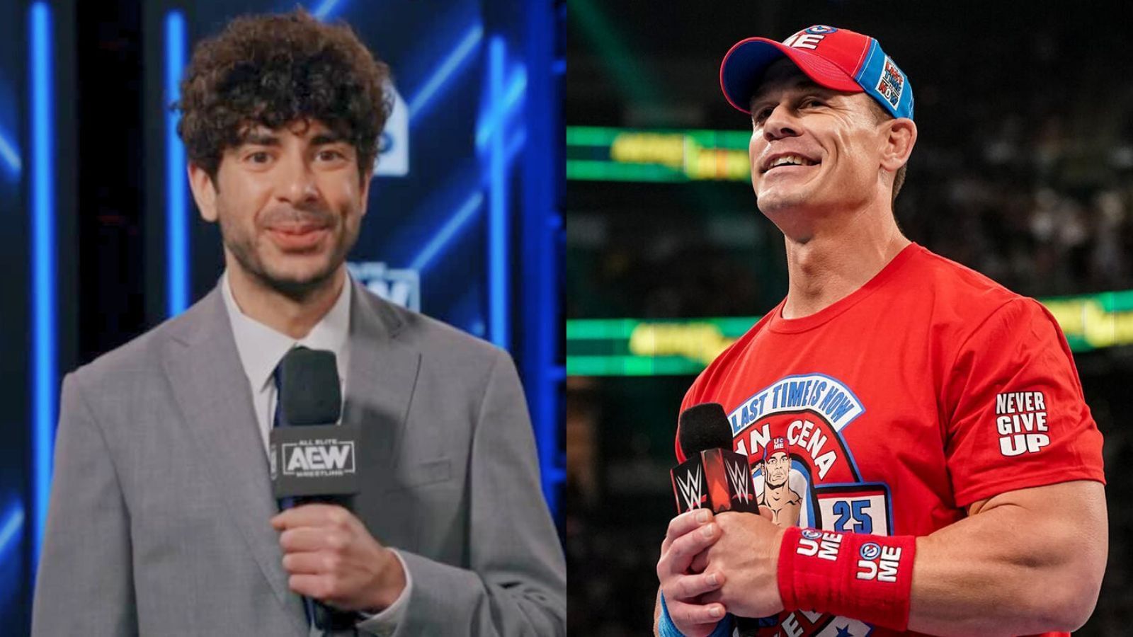 Tony Khan and John Cena