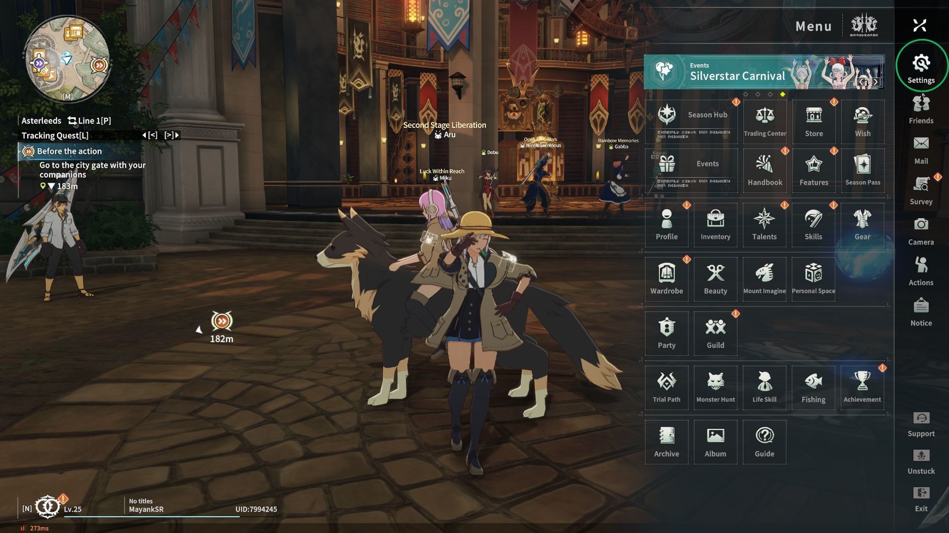 Open Settings to reach the redeem page (Image via A Plus)