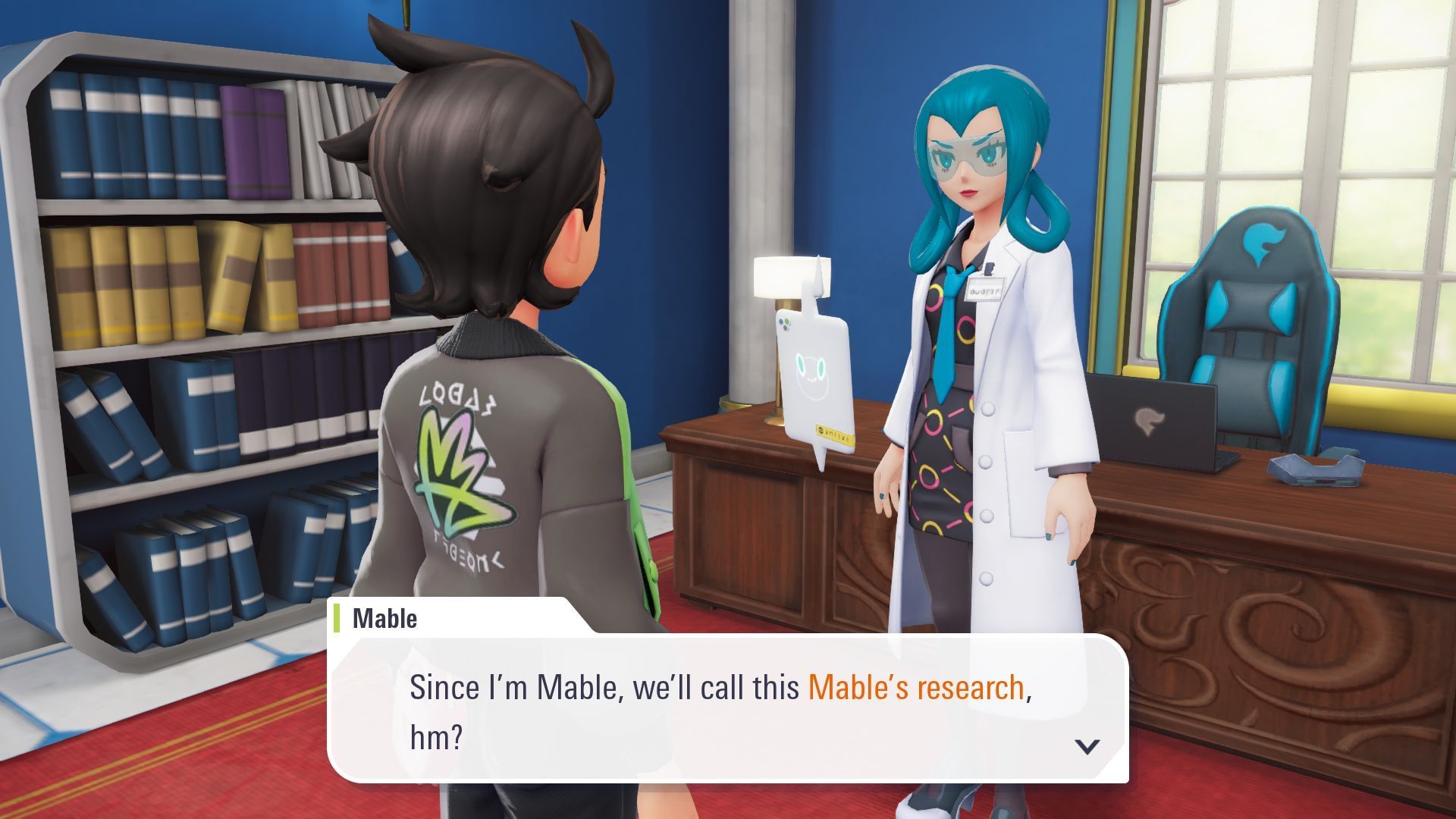 Mable can found within an hour into the game (Image via The Pokemon Company)