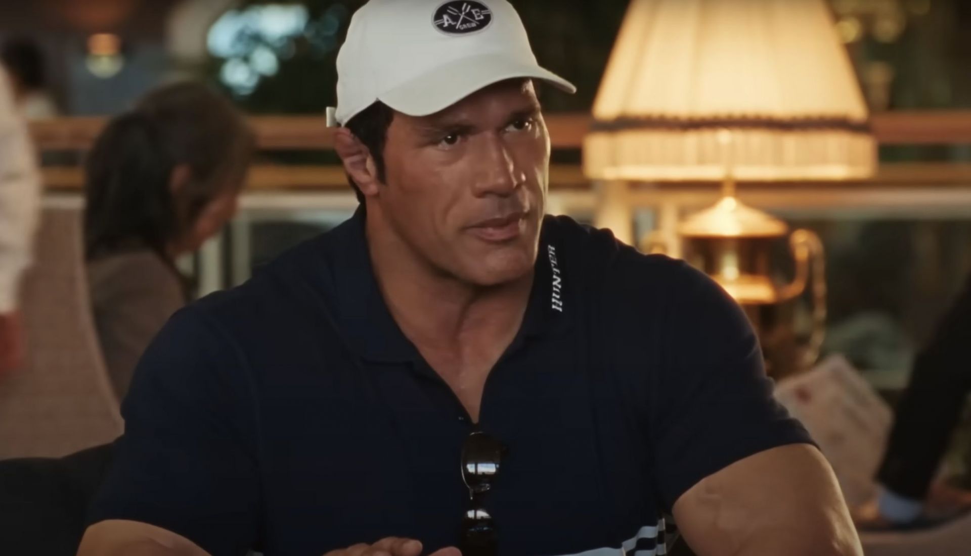 Dwayne Johnson as Mark Kerr in The Smashing Machine (Image via YouTube/A24)