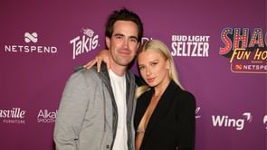 Shane Bieber’s wife Kara Maxine shows off chic Game 5 fit in netted floral overlay and cozy pants