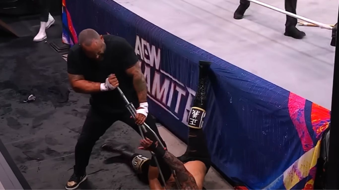 The star was recently involved in a brutal street fight [Image via AEW