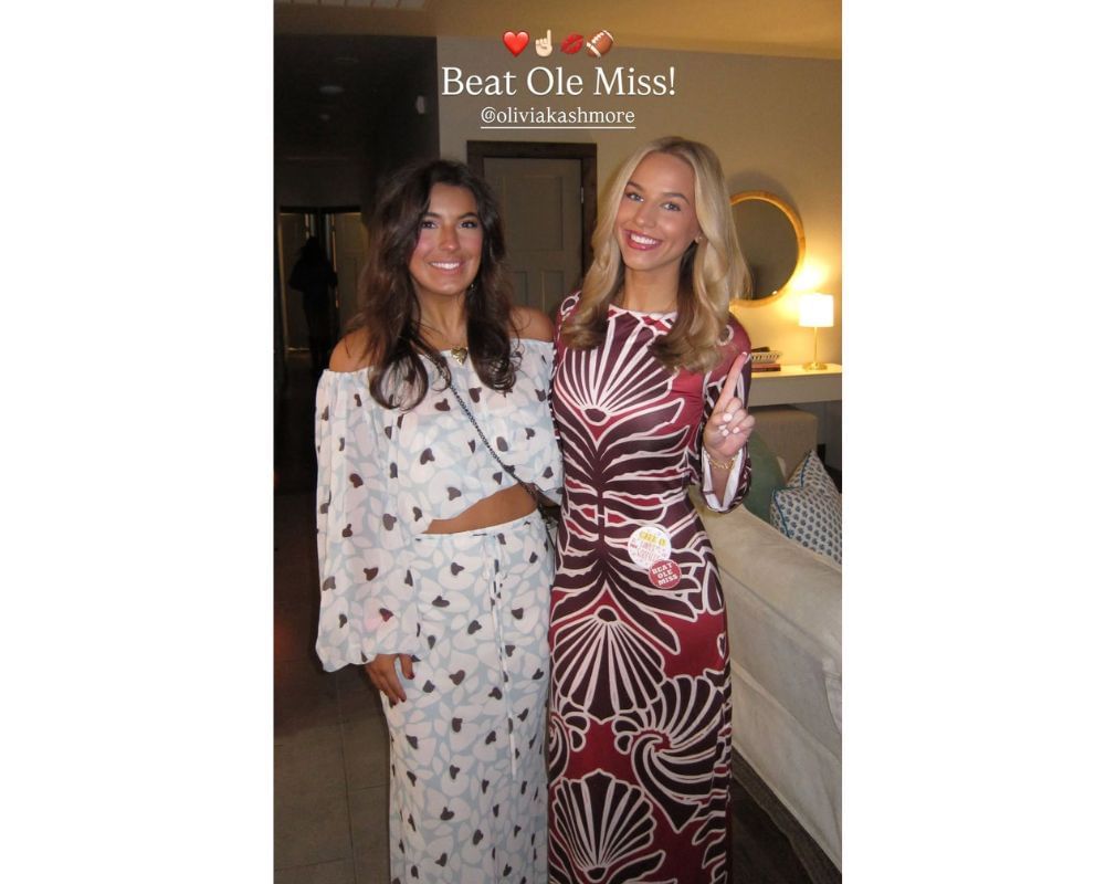 Quinn Ewers&rsquo; GF Madelyn Barnes dons red bodycon dress as she cheers on Oklahoma to take down Lane Kiffin&rsquo;s Ole Miss[PHOTO] [IG/@madelynebarnes]