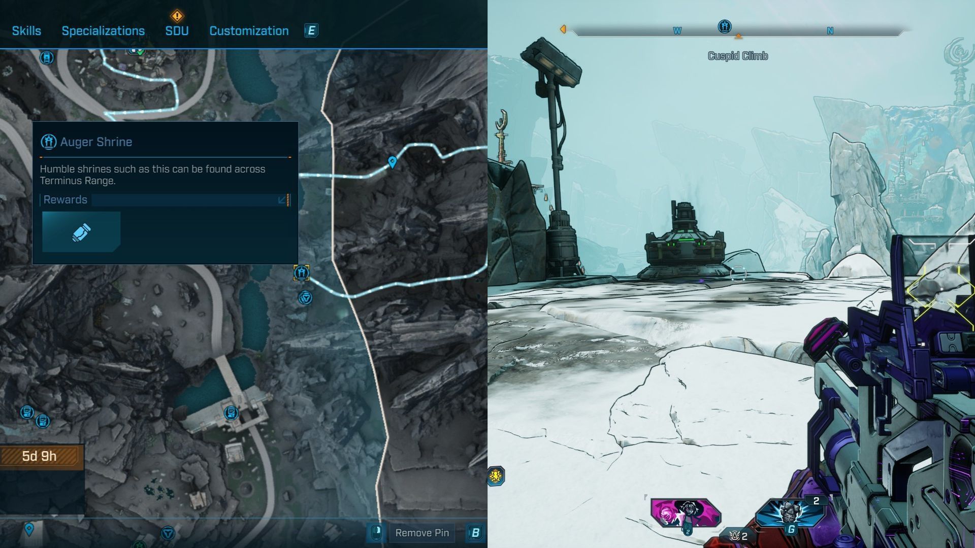 Pass through the Heart of the Mountain to reach this shrine (Image via 2K)