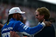 Lewis Hamilton with Jerry Bruckheimer at the F1 Grand Prix of Miami - Sprint & Qualifying - Source: Getty