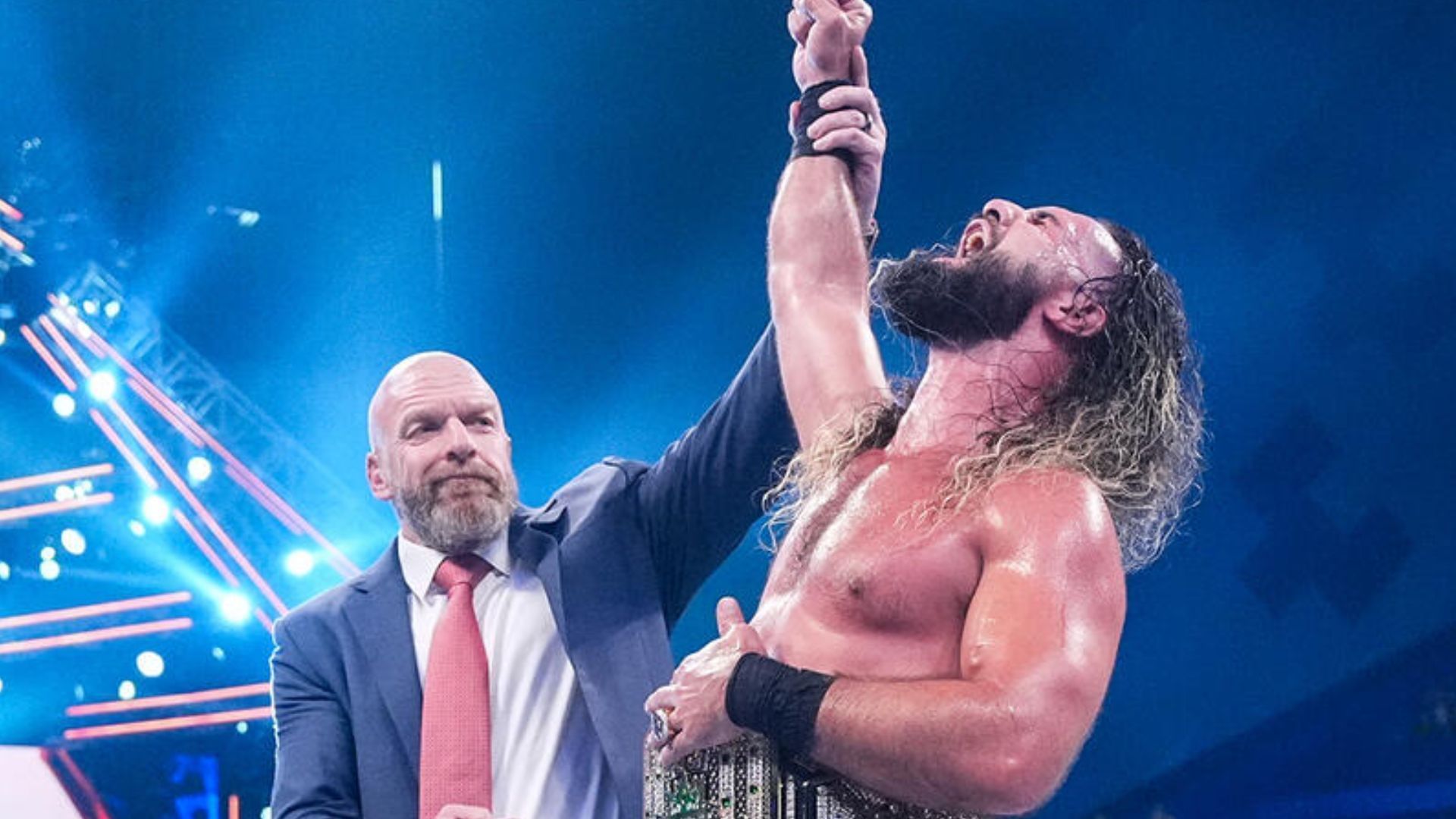 The star is badly hurt (Credit: WWE.com)