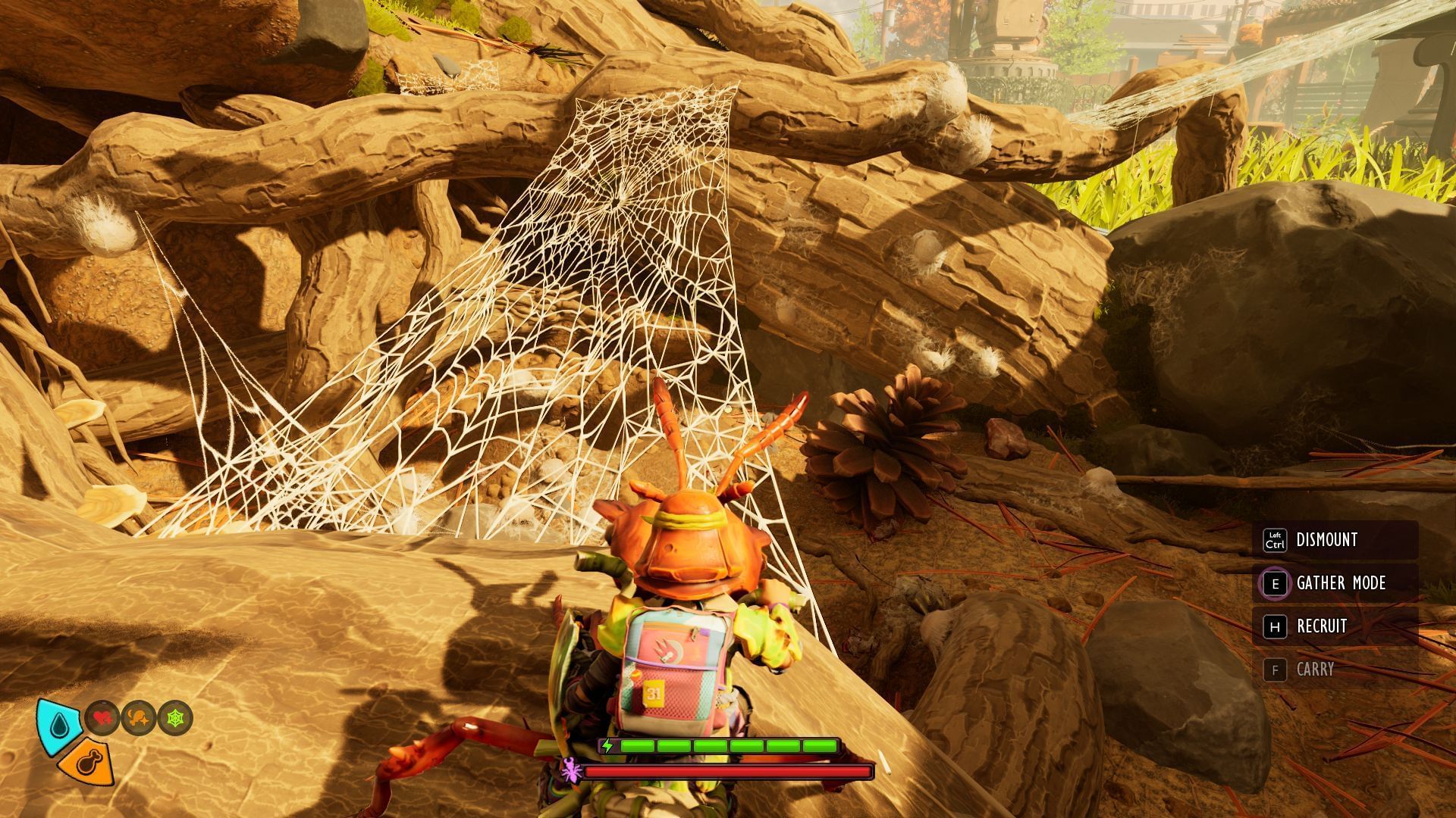 Swap buggy to spider, as it will also come in handy during the fight (Image via Xbox Game Studios)