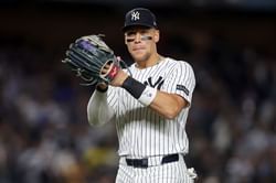 WATCH: Aaron Judge and daughter Nora share precious postgame hug after Red Sox showdown