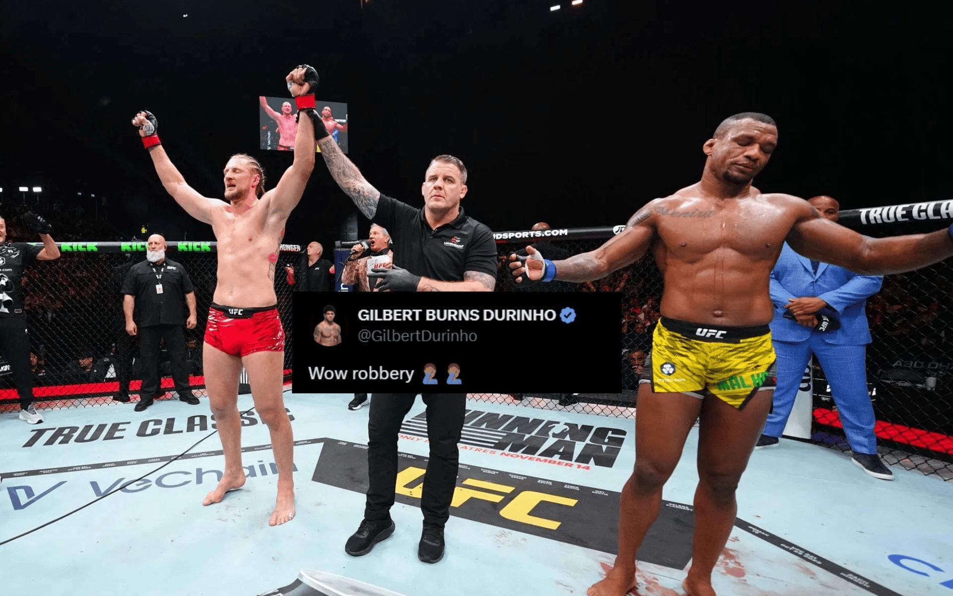 MMA community reacts to Alexander Volkov vs. Jailton Almeida fight result. [Image courtesy: Getty]