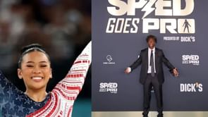 'What the heck is this?' - Suni Lee left giggling as IShowSpeed tries to impress the gymnast with gymnastics flips and floor routine