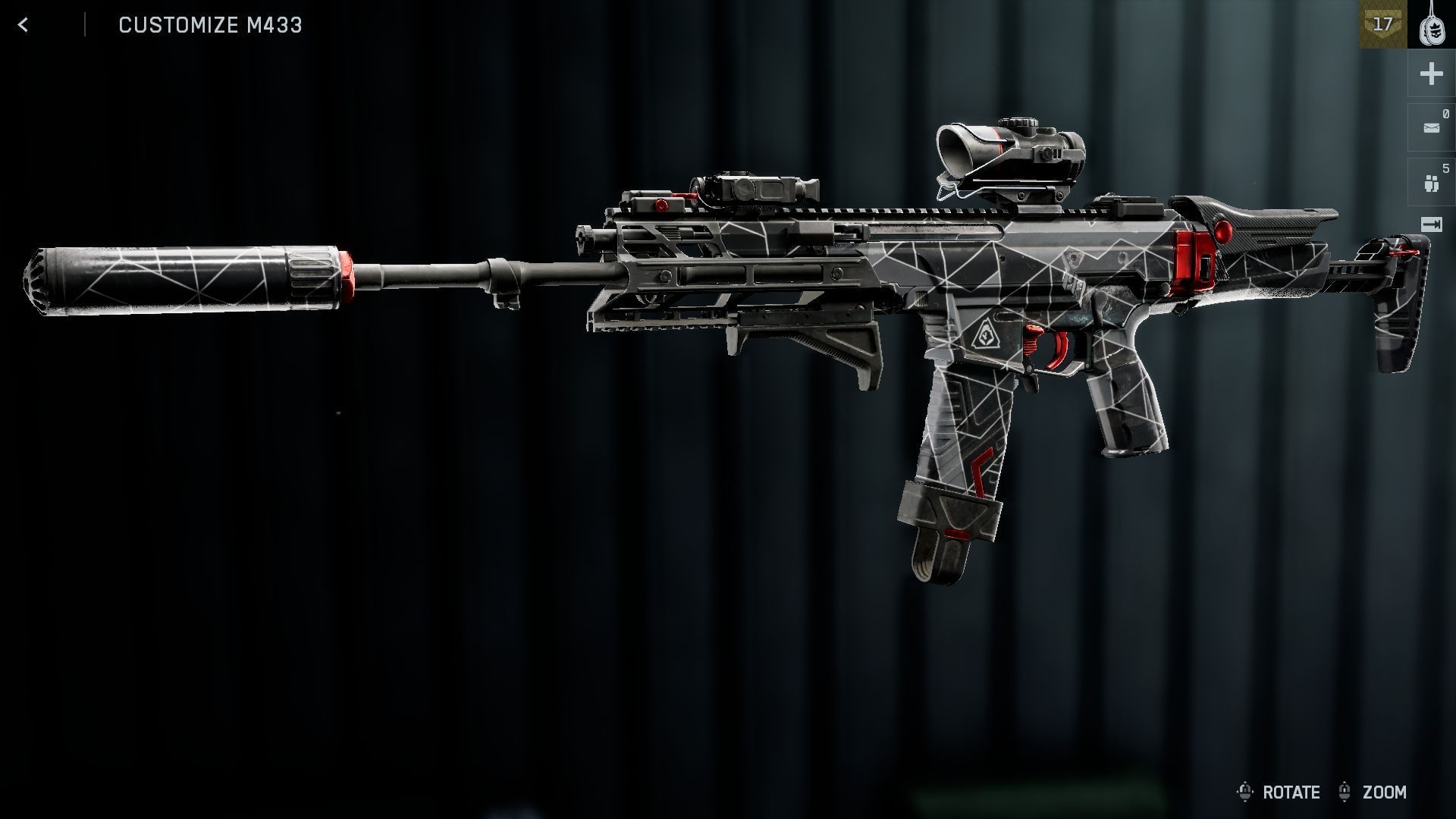 M433 Assault Rifle inspection.