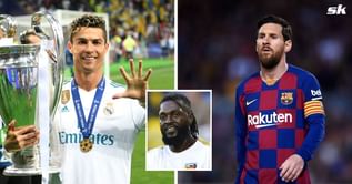"If you ask me even in my coffin, I will still go for him" - Emmanuel Adebayor picks favorite between Lionel Messi and Cristiano Ronaldo
