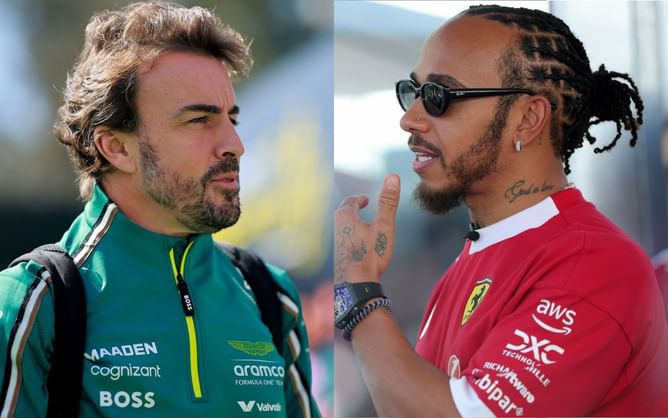 Watch: Fernando Alonso and Lewis Hamilton involved in a hairy moment during the F1 Mexican GP FP2