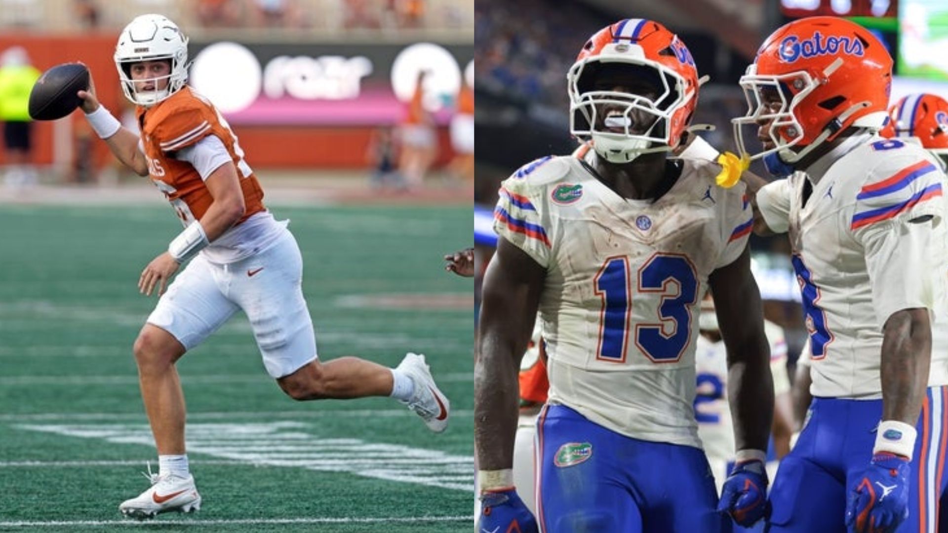 Texas QB Arch Manning and the Florida Gators