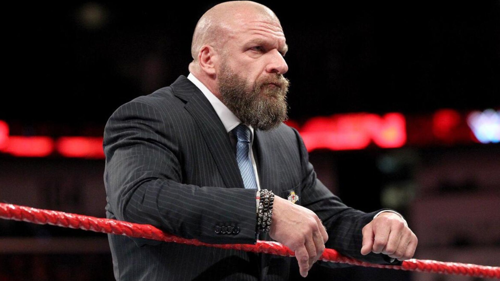 Triple H on RAW! [Image credit: WWE.com]