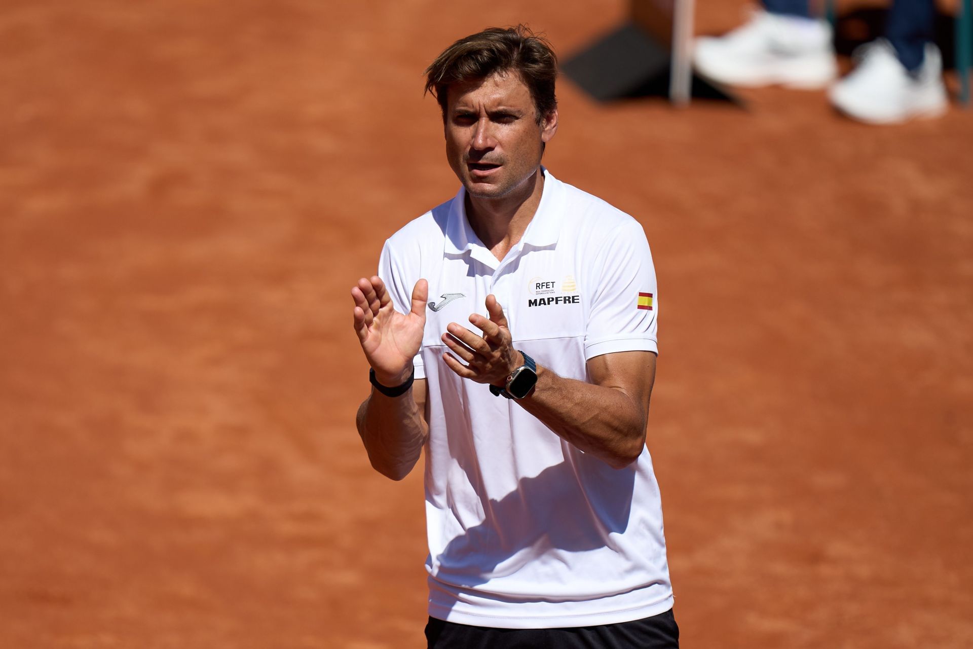 David Ferrer during Spain&#039;s 2025 Davis Cup Qualifiers second-round clash against Denmark (Source: Getty)