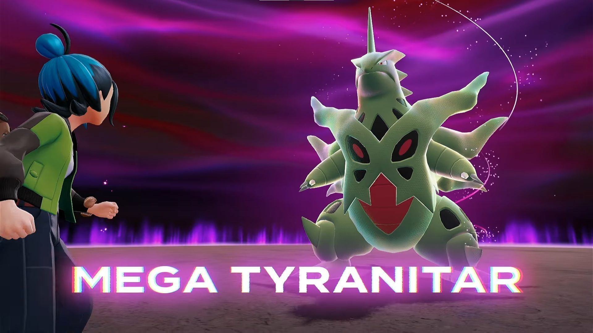 Rogue Mega Tyranitar in Pokemon Legends Z-A (Image via TPC)