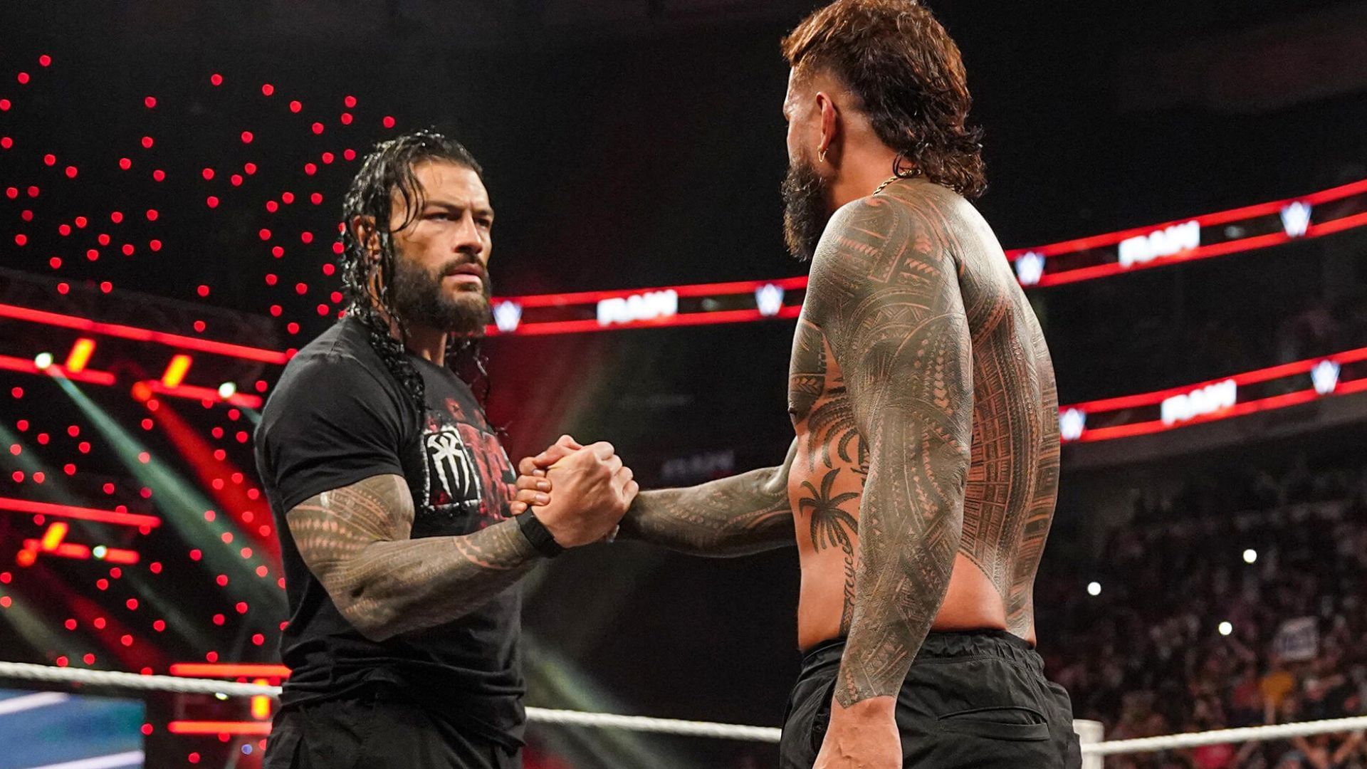 Roman Reigns and Jey Uso on RAW1 [Image credit: WWE.com]