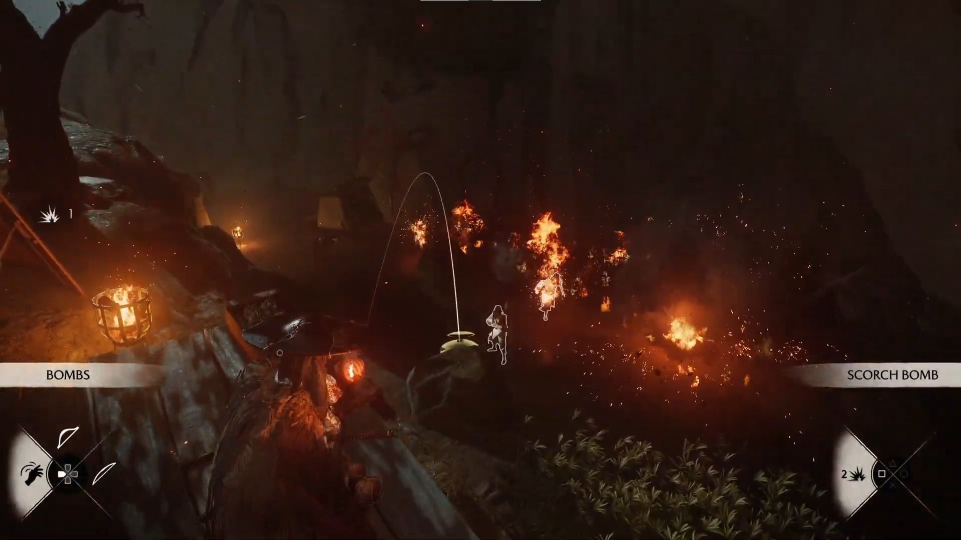 Watch out for the counterattacks from the enemies (Image via Sportskeeda Gaming || Sucker Punch)