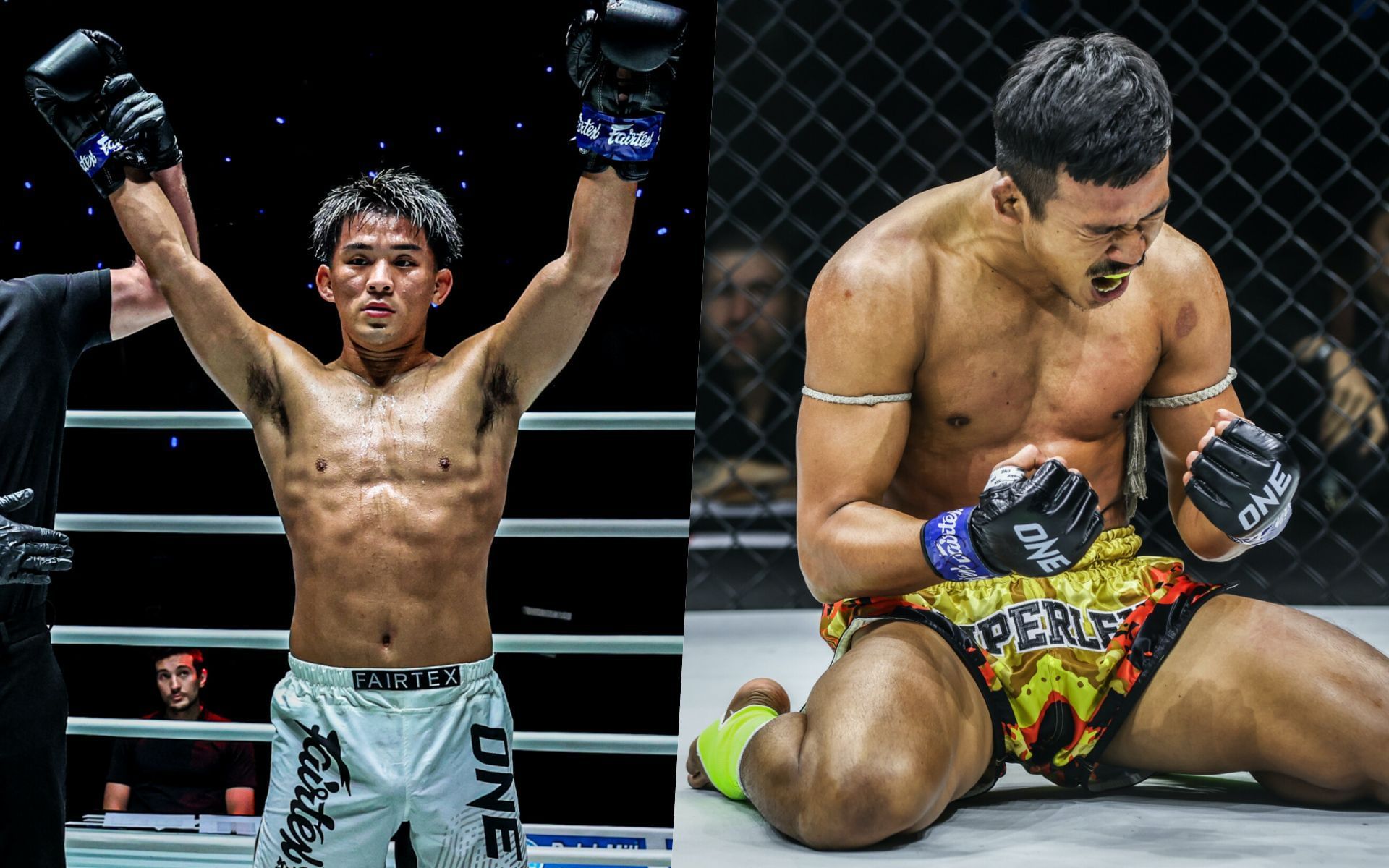 Yuki Yoza (L) vs Superlek (R) | Photo by ONE Championship
