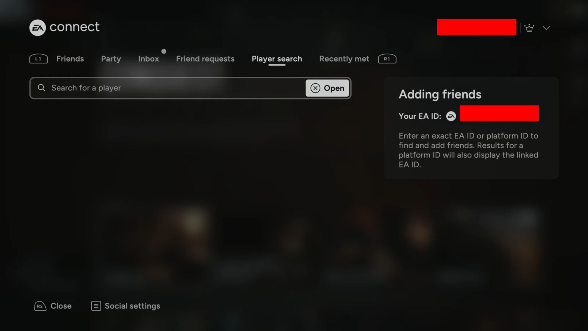 Adding friends in Battlefield 6 (Image via EA)